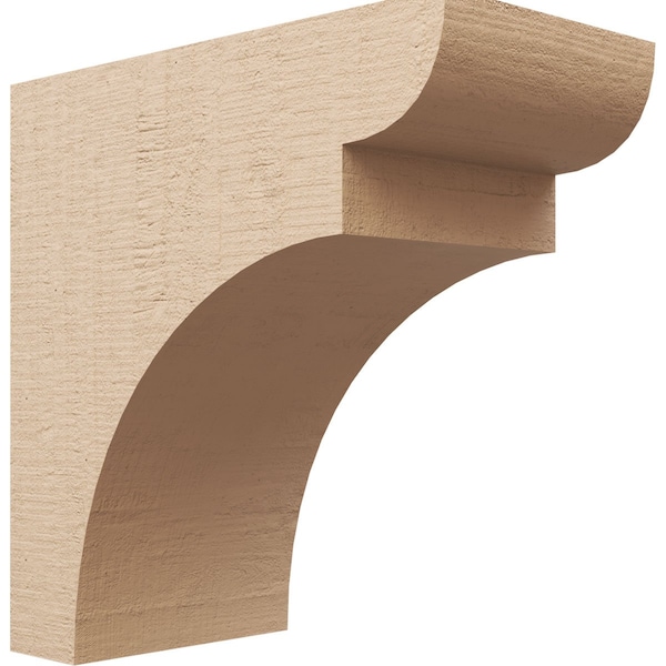 Ekena Millwork 10"W x 20"D x 20"H Classic Yorktown Rough Cedar Woodgrain TimberThane Corbel, Primed Tan CORUR10X20X20YORRCPR - main